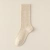 Calcetines sin hueso niños primavera y otoño hilo de algodón calcetines de tubo mes blanco calcetines de tubo largo apilados otoño e invierno nuevas medias