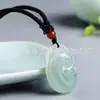 Colgante de Buda de Aceite de Caballo Tipo Hielo Calcedonia Verde, Colgante de Collar de Jade Verde Montaña Lejana, Suministro para Transmisión en Vivo