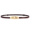Cinturón fino al por mayor de fábrica para mujer, cadena de cintura decorativa para abrigo de traje, cinturón estilo Ins con sello de cintura para falda