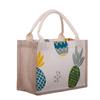 Bolsa de Yute Logo Personalizado Bolsa Tote en Blanco Compras Bolsa de Lino Regalo Personalizado Bolsa Tote de Lona Tridimensional