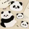 Logo Bordado em Computador Animal de Desenho Animado Panda Autoadesivo Divertido DIY Acessórios para Roupas Patche Adesivo Patch