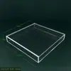 Caja de Exhibición Cuadrada de Acrílico Set de Álbumes Transparente Estuche Protector Caja de Almacenamiento a Prueba de Polvo para CD Soporte de Exhibición para Discos de Vinilo