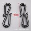 En stock Hebilla D de plástico para coser de 1 CM hebilla ajustable con forma de D de plástico gancho bidireccional en forma de 8 hebilla semicircular con forma de D accesorios para guantes