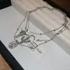 Collar de cuentas de resina transfronterizo europeo y americano Cadena de clavícula de moda de lujo ligero Lujo ligero de alta gama Personalizado Versátil Collar Venta al por mayor