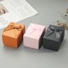 Caja de reloj con cubierta de cielo y tierra creativa, venta caliente de fábrica, caja de regalo de moda, caja de joyería con lazo de cinta cuadrada