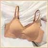Ropa Interior Sin Costuras Cloud Sense para Mujer Pecho Pequeño Recogido Grande y Cómoda Delgada de una Pieza Copa Fija Sujetador para Chica Deportista