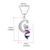 Collar de Resina de Sirena Transfronterizo Europeo y Americano para Mujer, Cadena para Clavícula con Colgante de Luna y Estrella Versátil y Elegante, Estilo Nicho de Ins