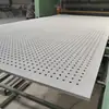 Atacado Transfronteiriço Placa de Silicato de Cálcio Perfurada Placa de Parede Absorvente de Som Placa de Gesso Perfurada Teto Redução de Ruído Placa de Silicato de Cálcio Perfurada
