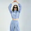 Conjunto de Colete Esportivo, Corrida ao Ar Livre Respirável Solto Emagrecedor Roupa de Yoga, Colete de Treino Bonito Feminino para Pilates