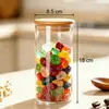 Frascos de Vidrio Redondos para Almacenamiento, Frascos Sellados, Botellas de Almacenamiento para Cocina, Frascos para Especias, Frascos para Té, Frascos para Frutas Secas, Disponibles para Kits Transfronterizos