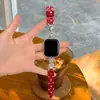 [Pulseira de Relógio] Adequada para Apple S12iwatch Pulseira de Relógio Metal Duplo Diamante Gato Kt S10987Se Pulseira de Pulso Feminina Estilosa
