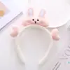 Nueva Diadema de Orejas de Conejo Femenina Perro Canela Kurome Muñeco de Dibujos Animados Pasador de Pelo Diadema Diadema de Felpa para Lavar la Cara Venta al por Mayor