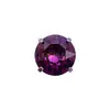 Titanio Marea Aleación de Titanio G23 Montura de Cuatro Garras Zirconita Swarovski de 6 mm Arete para Lóbulo Piercing en Labio Piercing en Nariz Accesorios de Joyería