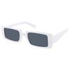 Novos óculos de sol quadrados da moda femininos tendência transparentes personalizados óculos para street style passarela óculos de sol transfronteiriços
