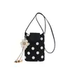 Bolso de Hombro Único de Moda Verano 2026, Bolso Cubo Simple Vintage para Mujer, Bolso de Teléfono Simple de Hombro Único Estilo Coreano de Nicho