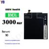 Adequado para Bateria de Celular Xiaomi 3/m3 Bm31 Grande Capacidade 3000mAh Placa de Carregamento Embutida Atacado de Fábrica