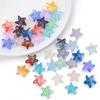 Venta caliente transfronteriza de 10 estrellas de mar de cristal hechas a mano, con cuentas de agujero recto, para pulseras y collares, accesorios.