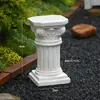 Vaso Romano Estilo Europeu com Pernas Altas para Jardim, Pátio, Varanda, Vila, Vaso de Flores Grande para Jardinagem Externa Tendência