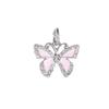 Pendente de Borboleta Desenho Animado de Primavera da Amazonia Pingente para Pulseira DIY Colar Enfeite de Corda de Mão Pingente de Pulseira Colorida