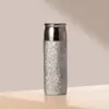 Copo de água isolado de titânio puro de camada dupla, grande capacidade, luxo leve, copo de titânio de alta qualidade para carro, copo de bolso, copo isolado de titânio portátil para atividades ao ar livre