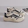 Zapatos de Papá con Suela Gruesa Estilo K Otoño Nuevos Tenis Casuales Blancos para Correr Estudiantes Fotografía Callejera Aumentados para Mujeres