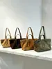 Bolso de mano para mujer europeo y americano, bolso de axila de cuero genuino, nuevo estilo otoño/invierno, bolso tote de gran capacidad, bolso de hombro de piel de vaca mate