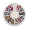 Enfeites de unhas 12 Cor Diamante ameixa flor disco acrílico plana 3mm Coringa inverno ameixa enfeites de diamante