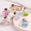 Garrafa de Desejos Estrela Luminosa Garrafa de Deriva Acessórios para Joias de Resina DIY Miniatura Ornaments para Carro Garrafa de Desejos Luminosa