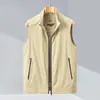 ¡Línea de Lujo Ligero! ¡El artículo definitivo para superponer! ¡Ligero, Transpirable, Resistente al Agua! Chal Casual Deportivo para Hombre con Cuello Alto