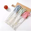 Luvas de Borracha Látex Duráveis para Lavanderia, Tarefas Domésticas, Lavar Louça, Cozinha, Alongadas e Espessadas