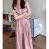Gran Venta Procesamiento Estilo Ligero S Traje de Mujer Top Elegante de Gama Alta sin Mangas Pantalones de Pierna Ancha Conjunto de Dos Piezas Yang Gas