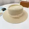 Sombrero versátil para la playa con lazo y ala ancha, sombrero de paja para proteger del sol para mujer, protección solar para exteriores en verano, sombrero para vacaciones y playa