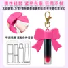 Tampa de Silicone de Grau Alimentício Personalizada por Cor para Gloss Labial com Laço Capa Chaveiro para Batom Clipe Portátil para Protetor Labial