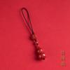 Colgante de calabaza cinabrio emperador para hombre y mujer, collar pequeño, colgante para teléfono móvil, llavero de coche, joyería colgante, año de conejo, seguridad