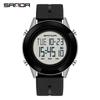 SANDA SANDA 6026 nuevo movimiento electrónico reloj de resina luminoso para hombre y mujer estudiante de secundaria reloj despertador reloj deportivo