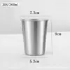 Vaso para enjuague bucal con temática de dibujos animados, vaso de acero inoxidable 304, vaso de una sola capa, vaso para cepillo de dientes de pareja, vaso creativo para lavar, logotipo personalizado disponible