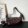 Bolso Texturizado de Gama Alta para Mujer con Gran Capacidad, Nuevo Bolso de Hombro Cruzado de Nicho Otoño e Invierno 2026, Bolso Tipo Dumpling para Viajes