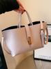 Bolso de Mano Nicho Único Estilo Francés para Mujer 2024 Primavera y Verano Nuevo Bolso Bandolera de Hombro para Viaje Bolso Balde de Gran Capacidad