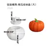 Caja de Almacenamiento de Calabaza 3D Molde de Silicona DIY Redondo Tarro de Dulces de Halloween Molde para Tarro de Almacenamiento de Yeso Resina
