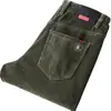 Pantalones Casuales de Pana para Hombre 2026 Nuevo Primavera Gama Alta Elásticos Ajustados Rectos Pantalones de Primavera para Hombre