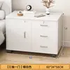 Mesita de noche con cerradura Armario de almacenamiento para dormitorio en casa Estante de almacenamiento extraíble para mesita de noche Armario pequeño de almacenamiento Nuevo estilo 2025