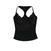 2026 Top Sexy de Verano para Mujer, Estilo Nuevo, Escote en V, Ajuste Ceñido, Versátil, con Adorno de Encaje, Camisola de Puro Deseo