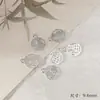 Novo [pingente de prata brilhante] estilo chinês pingente de liga pingente de metal com contas feitas à mão diy pulseira colar acessórios de joias materiais