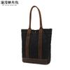 Casual óleo de cera lona bolsa feminina ombro mensageiro saco de compras saco de armazenamento saco transbordamento fábrica vendas diretas