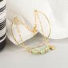 Pulsera de jade Hetian de amor Pulsera de doble capa de oro de 14K de alta calidad y lujo ligero para mujer 2022
