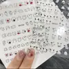 Pegatinas Populares para Uñas con Dibujos de Cachorros y Graffiti, Lindas y Dulces, Adhesivas, Dibujos Animados, Impermeables