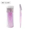 Cuchillas de cejas al por mayor transfronterizas en frasco, con red de seguridad, cuchillas de belleza para cejas, seguras y resistentes a los arañazos para salones de belleza