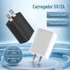 Carregador 5V/2A Mini Portátil para Celular Android Plug de Carregamento USB Regulamentação dos EUA Regulamentação Nacional Adaptador de Energia