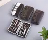 Cortador de unhas 7 peças terno senhoras unhas beleza ferramentas pedicure faca orelha colher faca sete peças conjunto atacado cortadores de unhas
