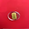 Adesivo de Celular Shuibeicai Ouro 999 Ouro Puro Princesa Por Favor Enriqueça Gato da Sorte Folha de Ouro Puro Venda Direta da Fábrica